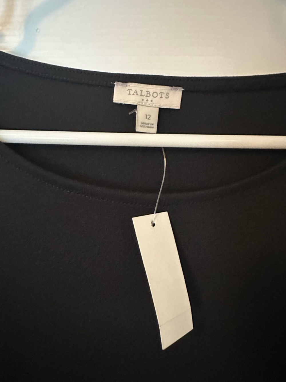 Talbots new Black Sleeveless A-Line Dress - Picture 2 of 4